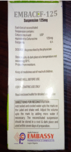 EMBRACEF Oral Suspension
